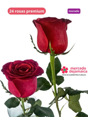 Rosas Roja Et. Morada